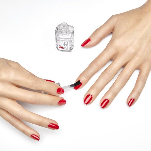 gel setter top coat application