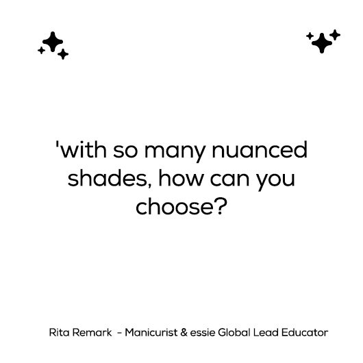 essie nail color quote