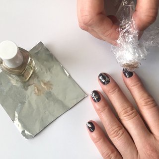 black nails