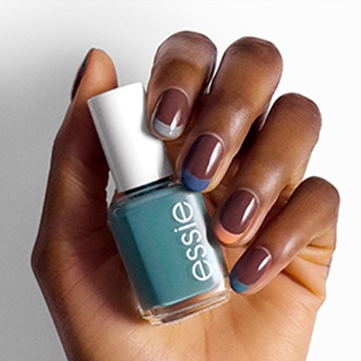 Multi-color french manicure - essie