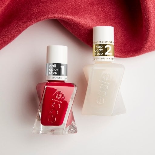Κόκκινο gel couture & top coat