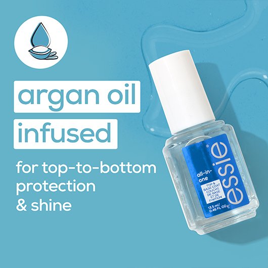 all-in-one top & base coat nail polish benefits