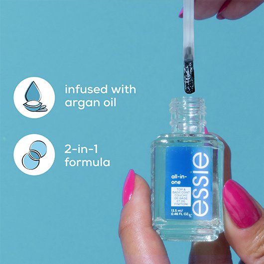 all-in-one top & base coat nail polish 2in1