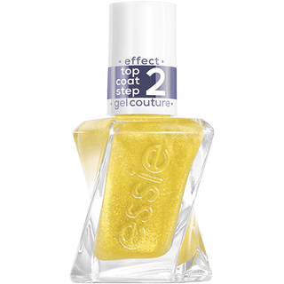 crushed gold top coat gel couture
