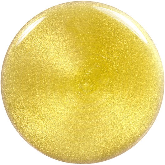 crushed gold top coat gel couture