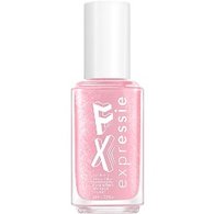 faux real pink fx top coat nail polish packshot
