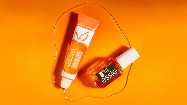 Vegan products apricot cuticle oil and a on-a-roll cuticle oil Essie