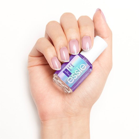 ESSIE Nail Strengthener Swatch Purple