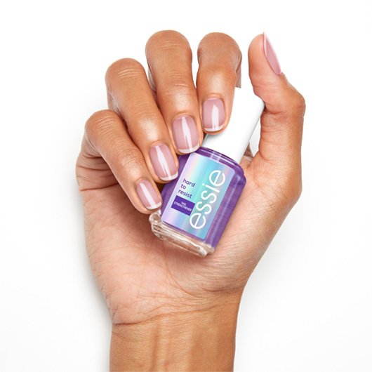 ESSIE Nail Strengthener Swatch Purple