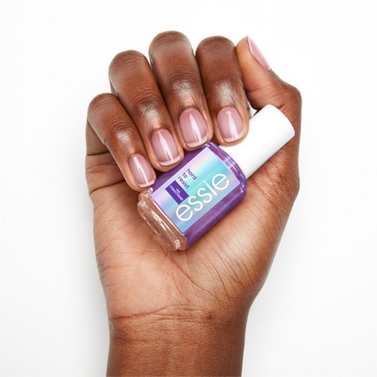ESSIE Nail Strengthener Swatch Purple