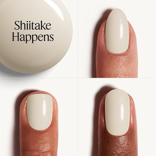 climbing high black nail polish on 3 skintones
