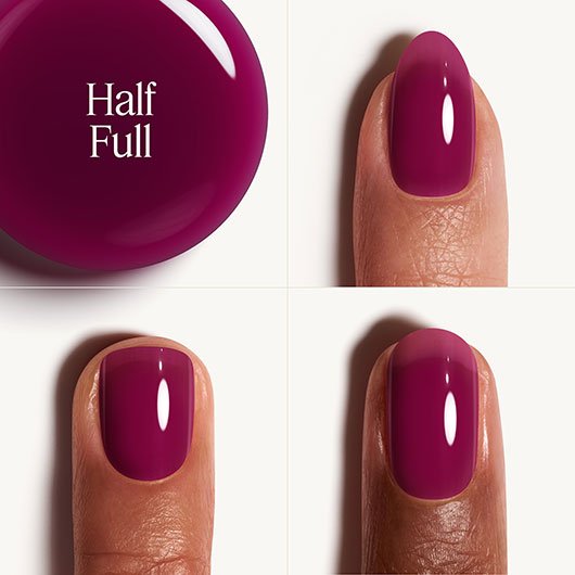 half full glass nails εφαρμογή