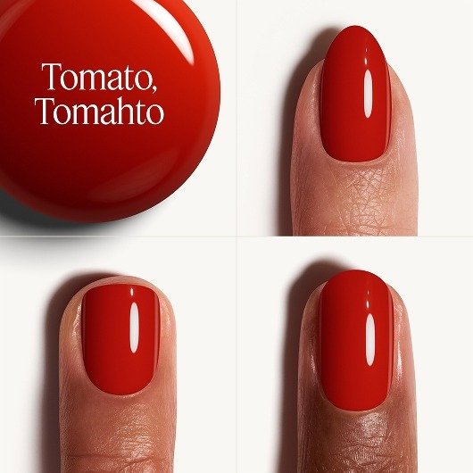 tomato tomatho βερνίκι νυχιών εφαρμογή