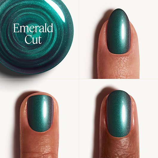 Emerald Cut Gel Couture Ημιμόνιμο Βερνίκι εφαρμογή