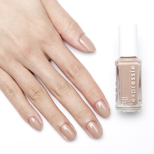 essie expressie buns up quick dry, προϊόν σε χέρι